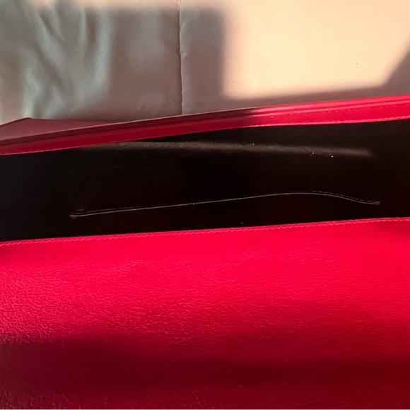 YSL Calfskin Monogram Large Belle De Jour Clutch - Picture 9 of 11